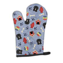 Load image into Gallery viewer, Dog House Collection Pekingnese Black Oven Mitt BB2720OVMT