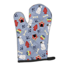 Load image into Gallery viewer, Dog House Collection White Boxer Cooper Oven Mitt BB2727OVMT