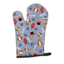 Load image into Gallery viewer, Dog House Collection English Bulldog Red White Oven Mitt BB2733OVMT