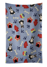 Load image into Gallery viewer, Dog House Collection Bull Terrier Black White Kitchen Towel – Artistic Dish Towel for Everyday Use BB2746KTWL