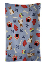 Load image into Gallery viewer, Dog House Collection Bull Terrier Brindle Kitchen Towel – Artistic Dish Towel for Everyday Use BB2750KTWL