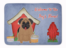 Load image into Gallery viewer, Dog House Collection Pug Brown Machine Washable Memory Foam Mat BB2759RUG