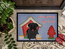 Load image into Gallery viewer, Dog House Collection Pug Black Doormat - 24x36 Decorative Floor Mat – Indoor/Outdoor Rug with Artistic Flair BB2760JMAT