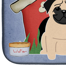 Load image into Gallery viewer, Dog House Collection Pug Fawn Dish Drying Mat – Absorbent, Artistic Kitchen Essentials BB2762DDM