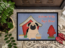 Load image into Gallery viewer, Dog House Collection Pug Fawn Doormat - 24x36 Decorative Floor Mat – Indoor/Outdoor Rug with Artistic Flair BB2762JMAT