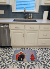 Load image into Gallery viewer, Dog House Collection French Bulldog Brindle Machine Washable Memory Foam Mat BB2763RUG