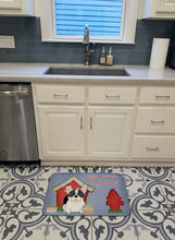 Load image into Gallery viewer, Dog House Collection French Bulldog Piebald Machine Washable Memory Foam Mat BB2765RUG