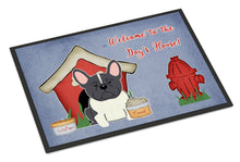 Load image into Gallery viewer, Dog House Collection French Bulldog Black White Doormat - 24x36 Decorative Floor Mat – Indoor/Outdoor Rug with Artistic Flair BB2766JMAT