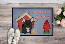 Load image into Gallery viewer, Dog House Collection French Bulldog Black Doormat - 24x36 Decorative Floor Mat – Indoor/Outdoor Rug with Artistic Flair BB2768JMAT