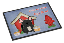 Load image into Gallery viewer, Dog House Collection French Bulldog Black Doormat - 24x36 Decorative Floor Mat – Indoor/Outdoor Rug with Artistic Flair BB2768JMAT
