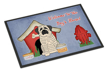 Load image into Gallery viewer, Dog House Collection Mastiff Brindle White Doormat - 24x36 Decorative Floor Mat – Indoor/Outdoor Rug with Artistic Flair BB2770JMAT