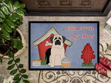 Load image into Gallery viewer, Dog House Collection Mastiff White Doormat - 24x36 Decorative Floor Mat – Indoor/Outdoor Rug with Artistic Flair BB2771JMAT