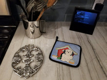 Load image into Gallery viewer, Dog House Collection Lowchen Pot Holders - Set of 2 - Heat-Resistant Kitchen Essentials
