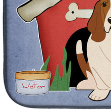 Load image into Gallery viewer, Dog House Collection Basset Hound Dish Drying Mat – Absorbent, Artistic Kitchen Essentials BB2775DDM
