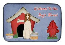 Load image into Gallery viewer, Dog House Collection Borzoi Dish Drying Mat – Absorbent, Artistic Kitchen Essentials BB2777DDM
