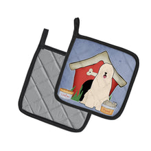 Load image into Gallery viewer, Dog House Collection South Russian Sheepdog Pot Holders - Set of 2 - Heat-Resistant Kitchen Essentials