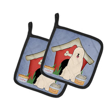 Load image into Gallery viewer, Dog House Collection South Russian Sheepdog Pot Holders - Set of 2 - Heat-Resistant Kitchen Essentials