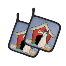 Load image into Gallery viewer, Dog House Collection West Siberian Laika Spitz Pot Holders - Set of 2 - Heat-Resistant Kitchen Essentials