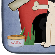 Load image into Gallery viewer, Dog House Collection Russo-European Laika Spitz Dish Drying Mat – Absorbent, Artistic Kitchen Essentials BB2783DDM