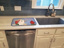 Load image into Gallery viewer, Dog House Collection Samoyed Dish Drying Mat – Absorbent, Artistic Kitchen Essentials BB2784DDM