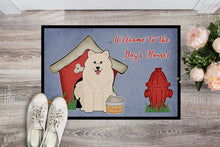 Load image into Gallery viewer, Dog House Collection Samoyed Doormat - 24x36 Decorative Floor Mat – Indoor/Outdoor Rug with Artistic Flair BB2784JMAT