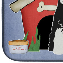 Load image into Gallery viewer, Dog House Collection Standard Schnauzer Salt and Pepper Dish Drying Mat – Absorbent, Artistic Kitchen Essentials BB2787DDM