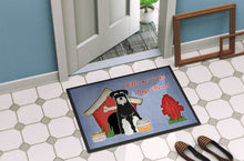 Load image into Gallery viewer, Dog House Collection Standard Schnauzer Salt and Pepper Doormat - 24x36 Decorative Floor Mat – Indoor/Outdoor Rug with Artistic Flair BB2787JMAT