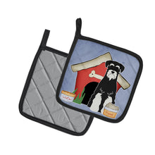 Load image into Gallery viewer, Dog House Collection Standard Schnauzer Salt and Pepper Pot Holders - Set of 2 - Heat-Resistant Kitchen Essentials