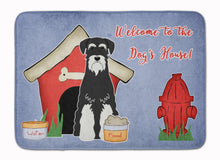 Load image into Gallery viewer, Dog House Collection Standard Schnauzer Salt and Pepper Machine Washable Memory Foam Mat BB2787RUG