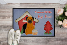 Load image into Gallery viewer, Dog House Collection Border Terrier Doormat - 24x36 Decorative Floor Mat – Indoor/Outdoor Rug with Artistic Flair BB2793JMAT