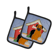 Load image into Gallery viewer, Dog House Collection Border Terrier Pot Holders - Set of 2 - Heat-Resistant Kitchen Essentials