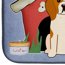 Load image into Gallery viewer, Dog House Collection Beagle Tricolor Dish Drying Mat – Absorbent, Artistic Kitchen Essentials BB2794DDM