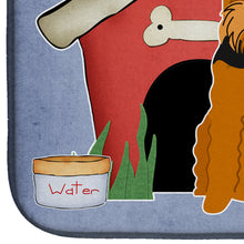 Load image into Gallery viewer, Dog House Collection Airedale Dish Drying Mat – Absorbent, Artistic Kitchen Essentials BB2795DDM