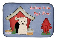 Load image into Gallery viewer, Dog House Collection Westie Dish Drying Mat – Absorbent, Artistic Kitchen Essentials BB2796DDM