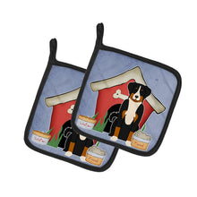 Load image into Gallery viewer, Dog House Collection Appenzeller Sennenhund Pot Holders - Set of 2 - Heat-Resistant Kitchen Essentials
