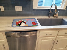 Load image into Gallery viewer, Dog House Collection Swiss Hound Dish Drying Mat – Absorbent, Artistic Kitchen Essentials BB2798DDM