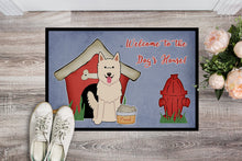 Load image into Gallery viewer, Dog House Collection White German Shepherd Doormat - 24x36 Decorative Floor Mat – Indoor/Outdoor Rug with Artistic Flair BB2799JMAT