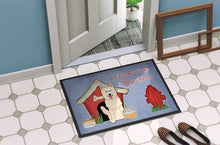 Load image into Gallery viewer, Dog House Collection White German Shepherd Doormat - 24x36 Decorative Floor Mat – Indoor/Outdoor Rug with Artistic Flair BB2799JMAT