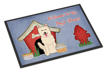 Load image into Gallery viewer, Dog House Collection White German Shepherd Doormat - 24x36 Decorative Floor Mat – Indoor/Outdoor Rug with Artistic Flair BB2799JMAT