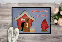 Load image into Gallery viewer, Dog House Collection Staffordshire Bull Terrier Brown Doormat - 24x36 Decorative Floor Mat – Indoor/Outdoor Rug with Artistic Flair BB2801JMAT