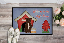 Load image into Gallery viewer, Dog House Collection Staffordshire Bull Terrier Chocolate Doormat - 24x36 Decorative Floor Mat – Indoor/Outdoor Rug with Artistic Flair BB2802JMAT