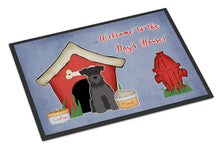 Load image into Gallery viewer, Dog House Collection Miniature Schanuzer Black Doormat - 24x36 Decorative Floor Mat – Indoor/Outdoor Rug with Artistic Flair BB2805JMAT