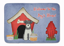 Load image into Gallery viewer, Dog House Collection Miniature Schanuzer Salt and Pepper Machine Washable Memory Foam Mat BB2808RUG
