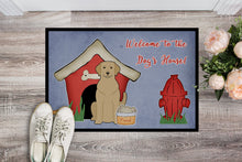 Load image into Gallery viewer, Dog House Collection Yellow Labrador Doormat - 24x36 Decorative Floor Mat – Indoor/Outdoor Rug with Artistic Flair BB2809JMAT