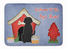 Load image into Gallery viewer, Dog House Collection Black Labrador Machine Washable Memory Foam Mat BB2811RUG