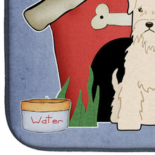 Load image into Gallery viewer, Dog House Collection Soft Coated Wheaten Terrier Dish Drying Mat – Absorbent, Artistic Kitchen Essentials BB2815DDM