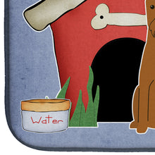 Load image into Gallery viewer, Dog House Collection Irish Terrier Dish Drying Mat – Absorbent, Artistic Kitchen Essentials BB2816DDM