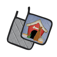 Load image into Gallery viewer, Dog House Collection Irish Terrier Pot Holders - Set of 2 - Heat-Resistant Kitchen Essentials