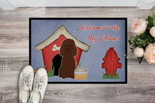 Load image into Gallery viewer, Dog House Collection Irish Water Spaniel Doormat - 24x36 Decorative Floor Mat – Indoor/Outdoor Rug with Artistic Flair BB2817JMAT