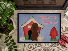 Load image into Gallery viewer, Dog House Collection Irish Water Spaniel Doormat - 24x36 Decorative Floor Mat – Indoor/Outdoor Rug with Artistic Flair BB2817JMAT